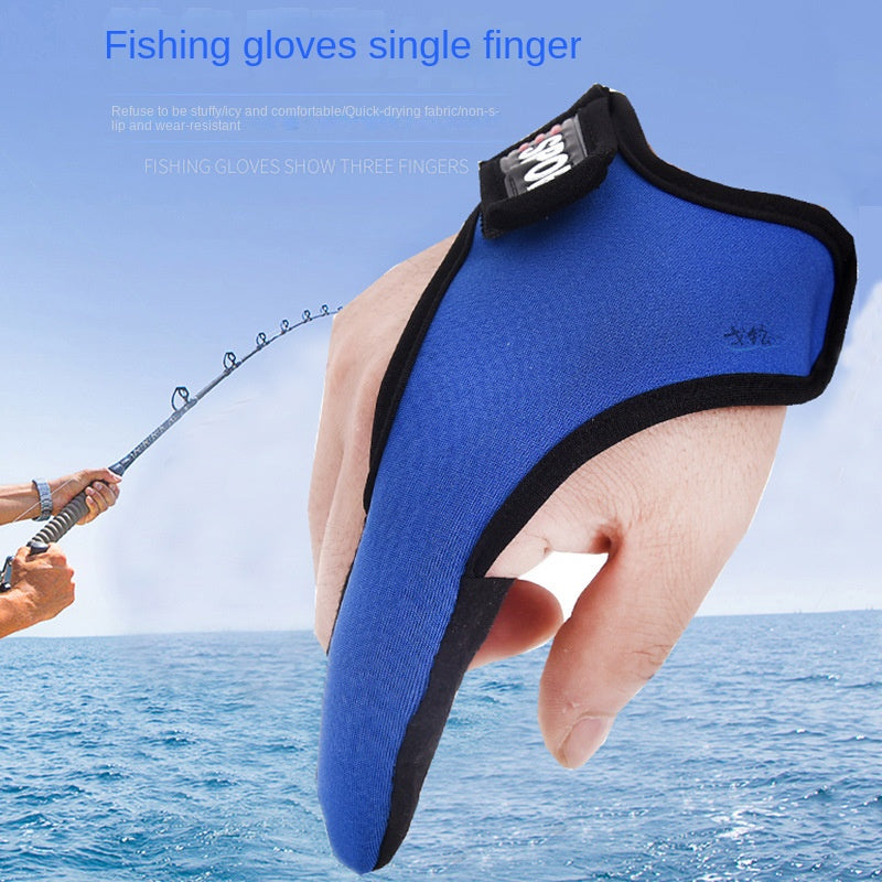Breathable Fishing Single Finger Gloves Outdoor Fishing Gear Gloves Rock Fishing Roada Gloves