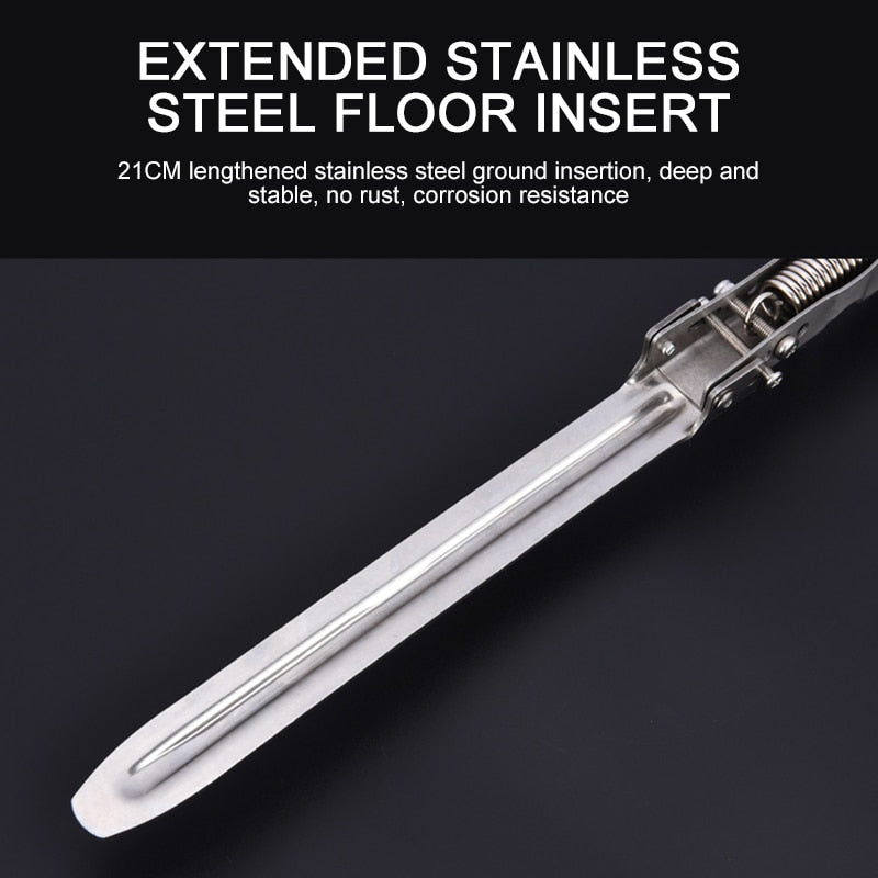 New Fishing Rod Holders Automatic Fishing Stainless Steel Pole Tackle Storage