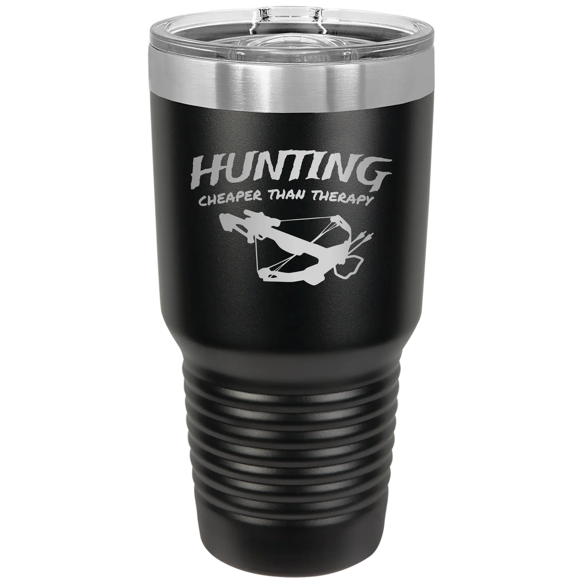Hunting Cheaper than Therapy 30 oz Tumbler | Black