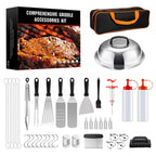 Outdoor Barbecue Tools Stainless steel Barbecue Shovel Set Barbecue Fork Iron Plate Combination
