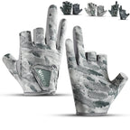 Outdoor fishing equipment -  comfortable breathable leak proof 3-finger lure fishing gloves