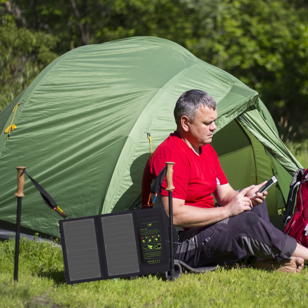 Solar Panel 10W 5V Solar Charger Portable Solar Battery Chargers Charging for Phone for Hiking