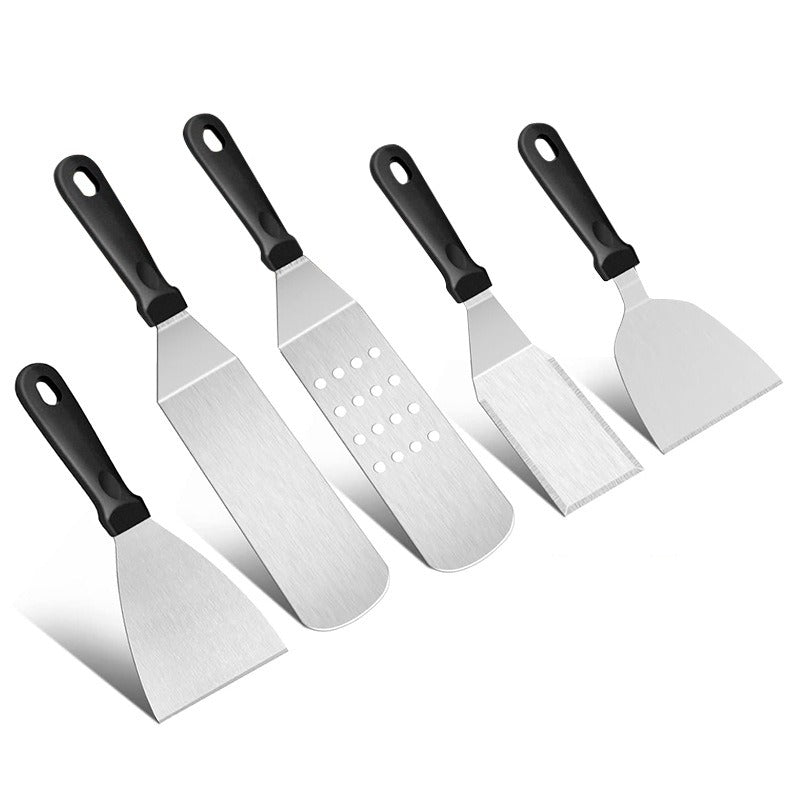 Outdoor Barbecue Tools Stainless steel Barbecue Shovel Set Barbecue Fork Iron Plate Combination