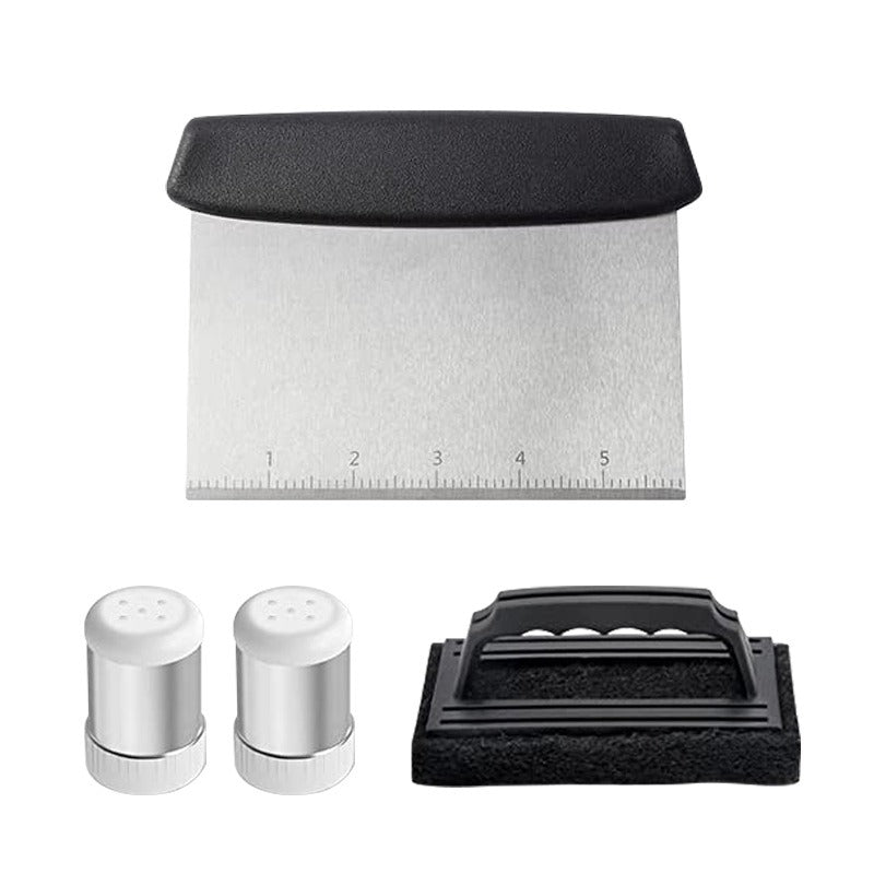 Outdoor Barbecue Tools Stainless steel Barbecue Shovel Set Barbecue Fork Iron Plate Combination
