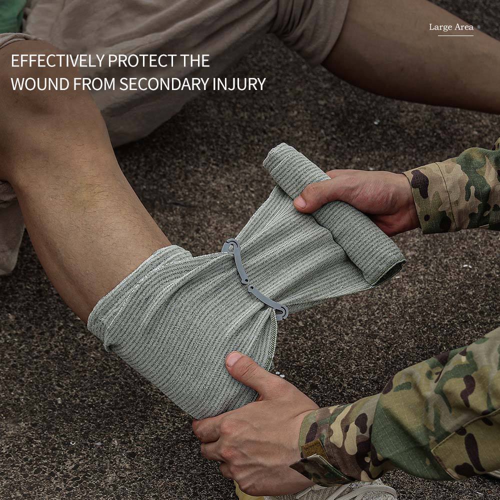 Outdoor Elastic Tactical Tourniquet Camping Supplies First Aid Training Trauma Vacuum