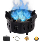 Camping Gas Burner 7-Core Strong Fire Power Portable Cassette Stove Carrying Bag Outdoor Camping Hiking fishing Supplies