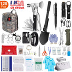 125Pcs Survival Kits Professional Emergency Survival Gear Tactical First Aid Kit Support