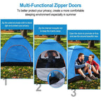 4 Persons Camping Waterproof Tent