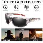 Polarized Outdoor Sports Sunglasses, Driving, Fishing, and Running Goggles with UV400 Protection