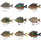 Six Section Yayu Bait Multi Section Bionic Fake Bait Fishing Gear Marine Fishing Supplies