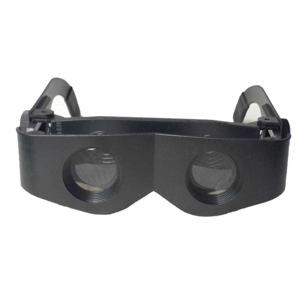 Portable Glasses Style Telescope Magnifier Binoculars For Fishing Hiking Concert Sport