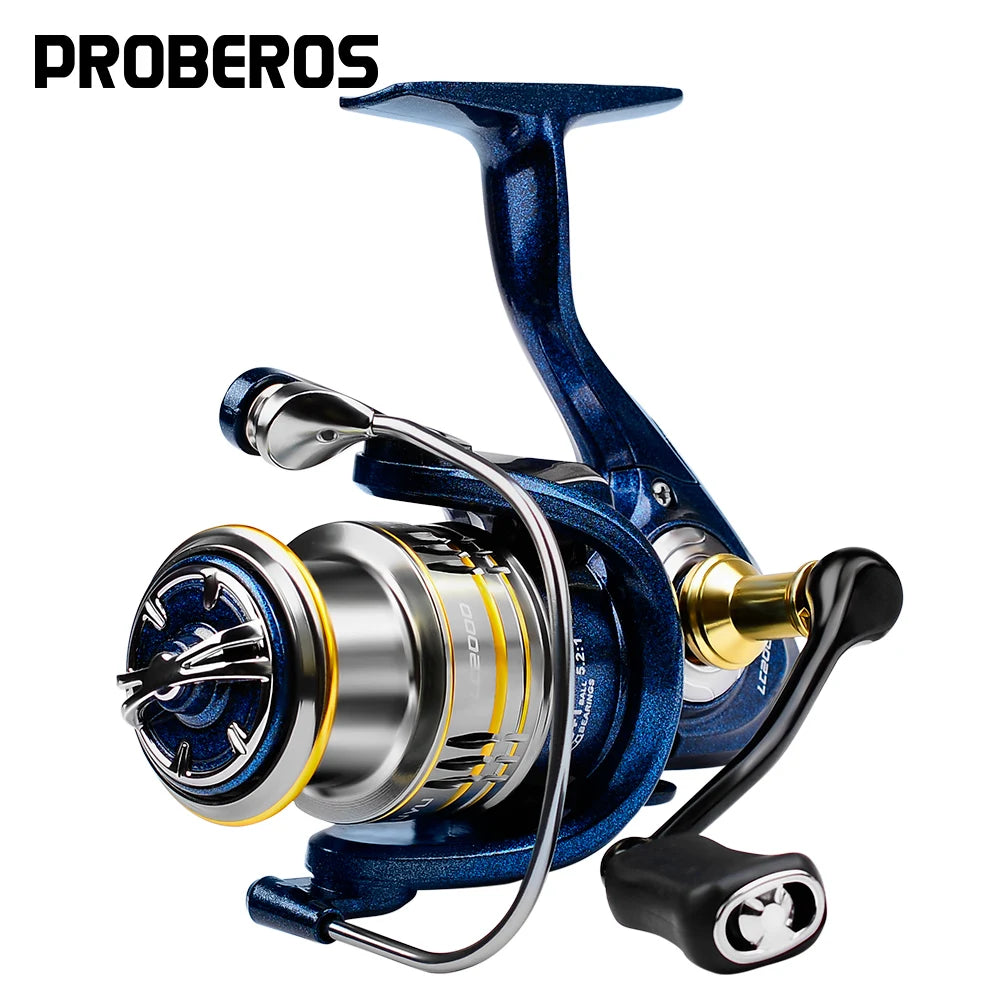 1pc metal spinning wheel speed ratio 5.2:1, far into Luya wheel can be sea fishing boat