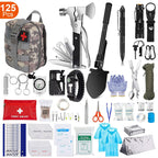 125Pcs Survival Kits Professional Emergency Survival Gear Tactical First Aid Kit Support