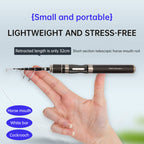 Portable Ultra - Short Carbon Fiber Telescopic Fishing Rod: 1.5m/1.68m/1.8m Options Sea Fishing