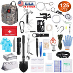 125Pcs Survival Kits Professional Emergency Survival Gear Tactical First Aid Kit Support