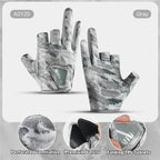 Outdoor fishing equipment -  comfortable breathable leak proof 3-finger lure fishing gloves