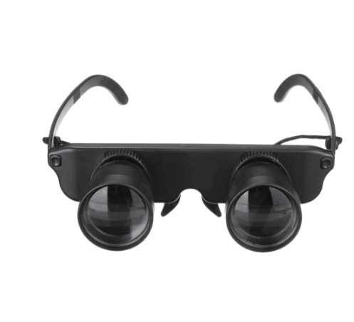 Portable Glasses Style Telescope Magnifier Binoculars For Fishing Hiking Concert Sport