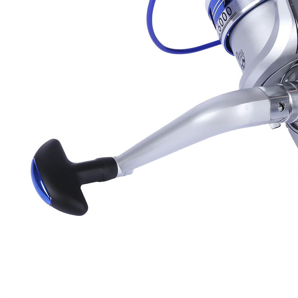 YUMOSHI AF1000-7000 12BB Gear Ratio 5.5:1 Half Metal Fishing Spinning Reel