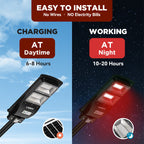 Solar Red Light for Hunting Hogs Deers