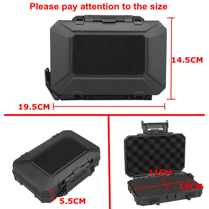 Tactical Waterproof Case Impact Resistance Protective Gear Cases with Double Sponge Shockproof