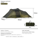 YOUSKY Tunnel Tent Outdoor Camping  Equipment Folding Portable Camping Family Tent