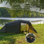 YOUSKY Tunnel Tent Outdoor Camping  Equipment Folding Portable Camping Family Tent