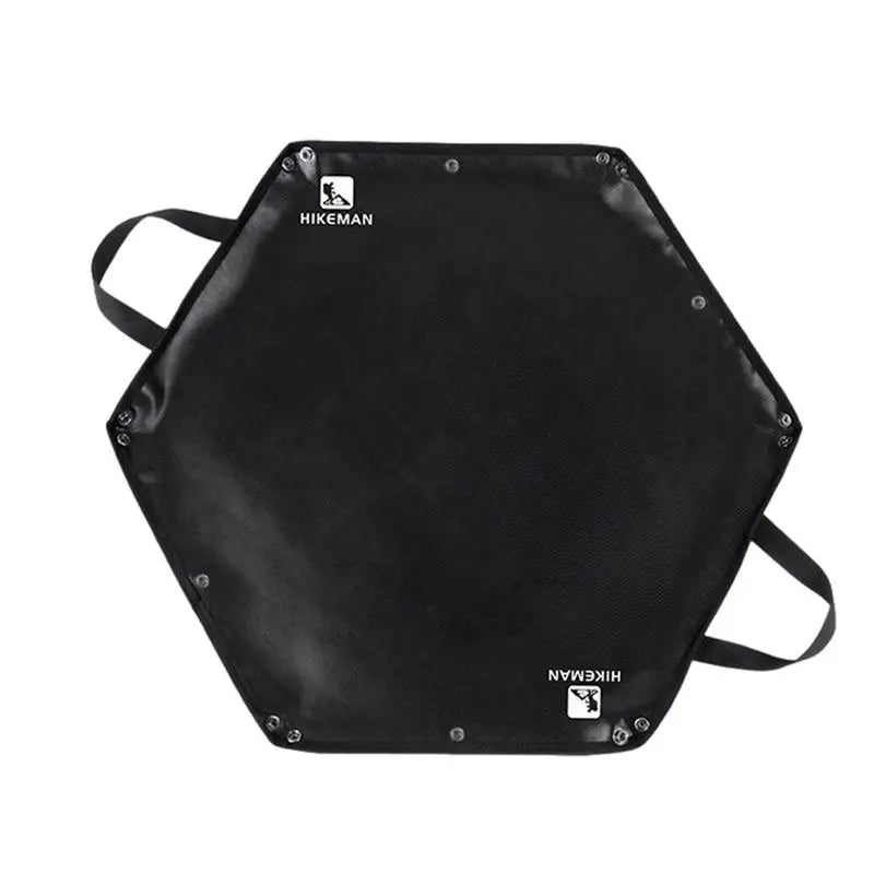 Camping Fireproof Mat Hexagonal Folding Heat Resistant Flame Retardant