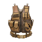 Wholesale Outdoor 6000D Nylon Multi-Pocket Gear Hunting Camouflage Training Equipment