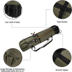 Cylinder Outdoor Fishing Bag Multifunctional Fishing Rod Bag Sea Rod Fishing Gear Bag