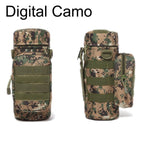 Outdoor Water Bottle Pouch Military Tactical Molle Kettle Case Waist Bag Multifunction Pockets