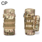 Outdoor Water Bottle Pouch Military Tactical Molle Kettle Case Waist Bag Multifunction Pockets
