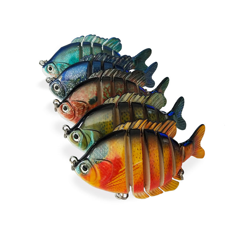 Six Section Yayu Bait Multi Section Bionic Fake Bait Fishing Gear Marine Fishing Supplies