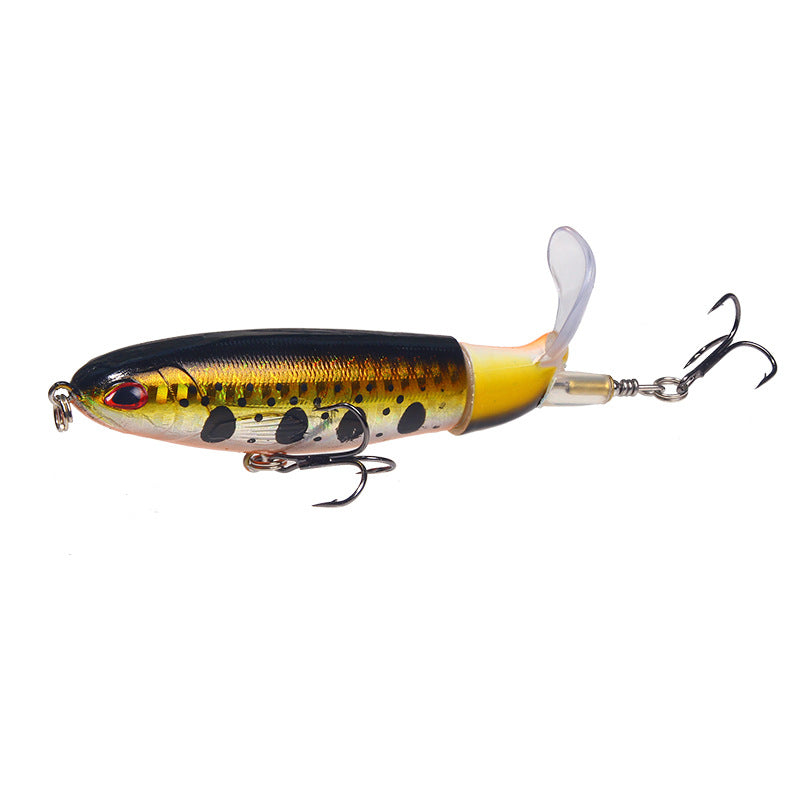 Luya Bait Propeller Tractor Bait 15g 11cm Floating Pencil Wave Climbing Bait Fishing Gear
