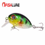 AFISHLURE  36mm 3.5g Crank Bait Hard Plastic Artificial Fishing Lure Fake carp Wobbler
