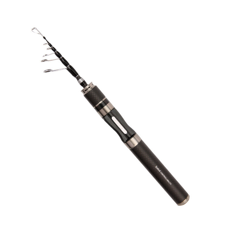 Portable Ultra - Short Carbon Fiber Telescopic Fishing Rod: 1.5m/1.68m/1.8m Options Sea Fishing