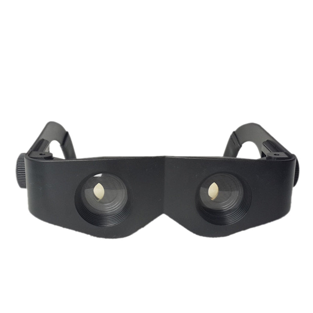Portable Glasses Style Telescope Magnifier Binoculars For Fishing Hiking Concert Sport