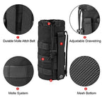 Outdoor Water Bottle Pouch Military Tactical Molle Kettle Case Waist Bag Multifunction Pockets