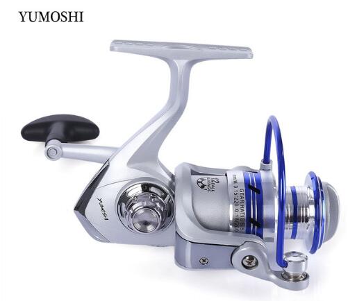 YUMOSHI AF1000-7000 12BB Gear Ratio 5.5:1 Half Metal Fishing Spinning Reel
