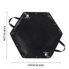 Camping Fireproof Mat Hexagonal Folding Heat Resistant Flame Retardant