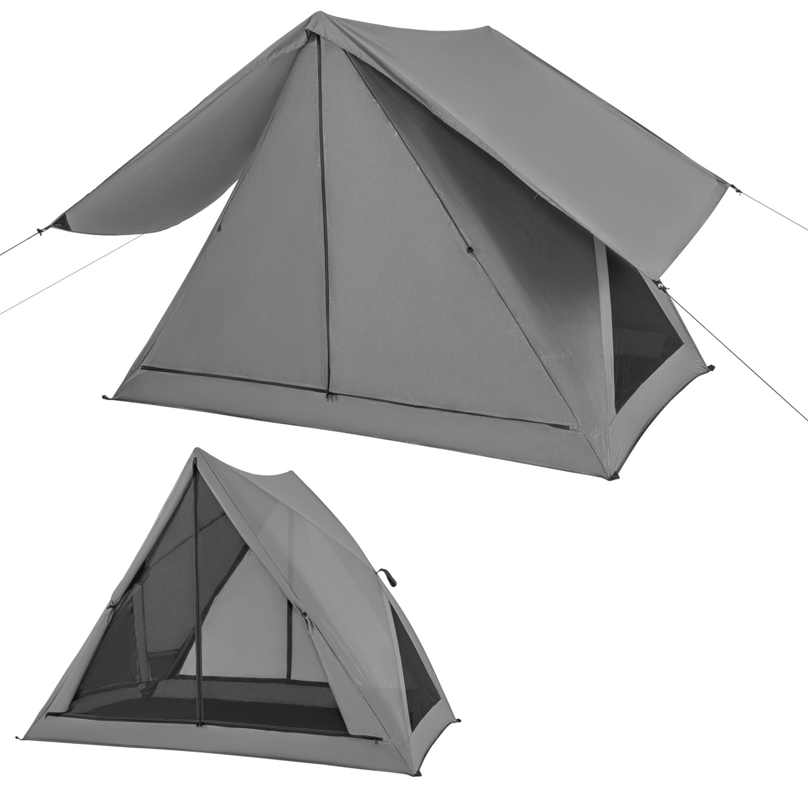 Pop-up Camping Tent for 2-3 People with Carry Bag and Rainfly for Backpacking Hiking