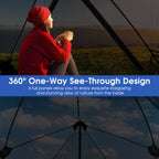 Pop-up Camping Tent for 2-3 People with Carry Bag and Rainfly for Backpacking Hiking