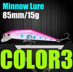 AFISHLURE Fishing Lure Wobblers Trout  85mm/15g Minnow  Hard Baits Iscas Artificial Pesca Leurre