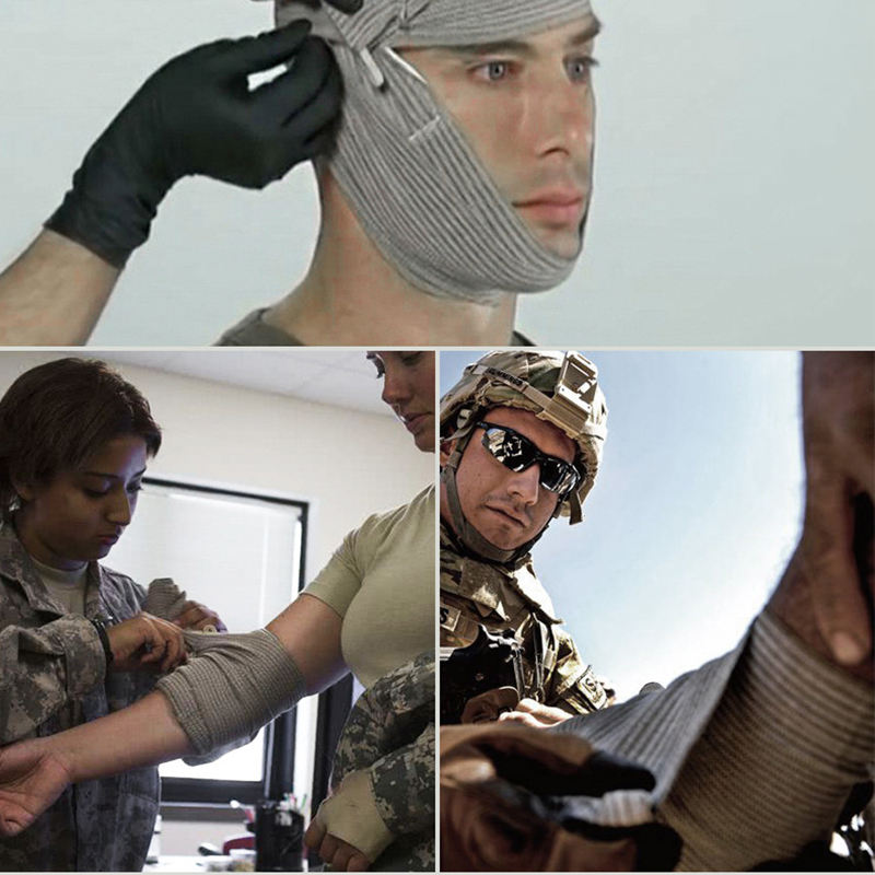 Outdoor Elastic Tactical Tourniquet Camping Supplies First Aid Training Trauma Vacuum