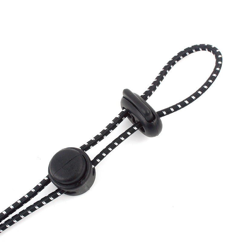 Outdoor hiking backpack with external climbing poles rope buckle fixed buckle elastic rope