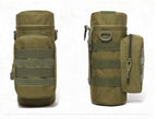 Outdoor Water Bottle Pouch Military Tactical Molle Kettle Case Waist Bag Multifunction Pockets