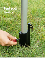 Outdoor Camping Awning Rod Fixer Tent Accessories Bracket Support Rod Fixed Pipe