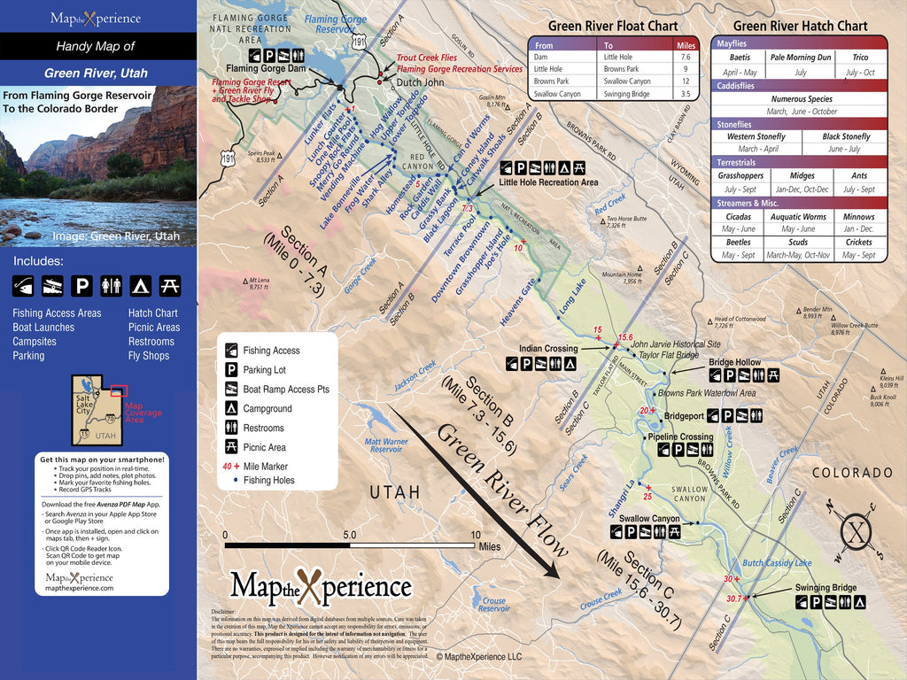 Green River Utah Fly Fishing Map | Public Access Guide