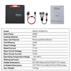 200W Solar Panel Portable Folding Oscal Solar Panel PM200 PRO EU US Warehouse