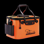 Portable EVA Fishing Bag Collapsible Fishing Bucket Live Fish Box Camping Water Container Pan Basin Tackle Storage Bag