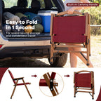 Portable and Lightweight Folding Camping Chair for Patio Picnic Leisure Fishing Travel